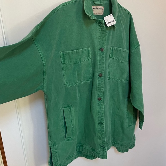 NWT Free People We The Free Madison City Denim Jacket Size Large - Picture 10 of 16